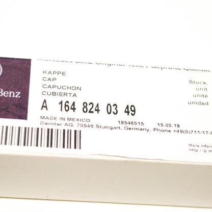 NEW MERCEDES-BENZ ML W166 WINDSHIELD WIPER RIGHT CAP RHD A1648240349 ORIGINAL