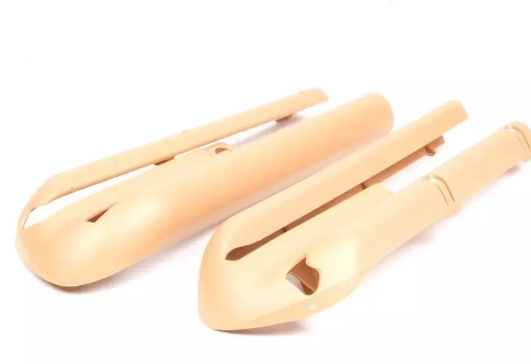 NEW BMW 5 E39 FRONT SEAT RAIL COVER KIT 52108217317 8217317 ORIGINAL