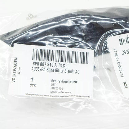 NEW AUDI A3 S3 8P REAR DIFFUSER DOUBLE PIPE INSIDE TRIM 8P0807819A01C ORIGINAL