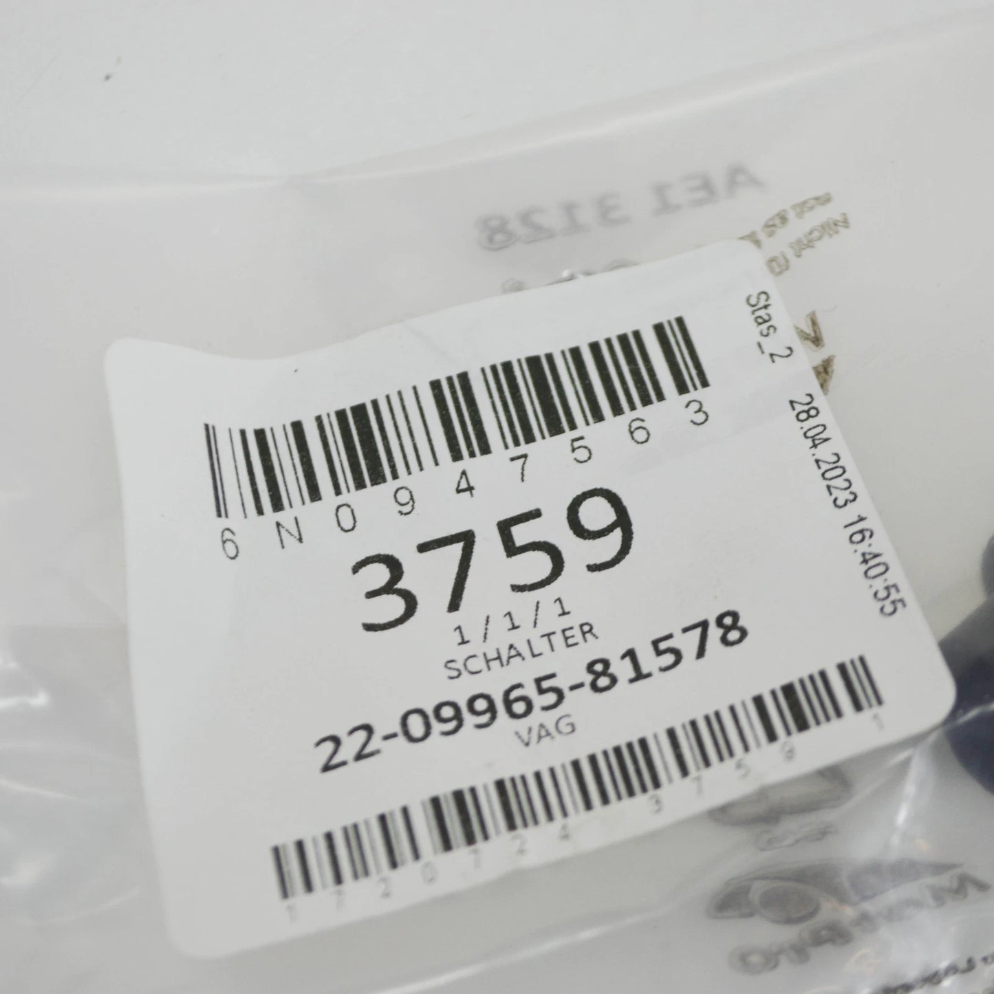 NEW VOLKSWAGEN SHARAN 7M MK1 DOOR CONTACT SWITCH 6N0947563 ORIGINAL