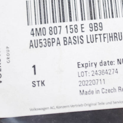 NEW AUDI Q7 4M FRONT RIGHT RADIATOR SUPPORT AIR DUCT 4M0807158E9B9 ORIGINAL