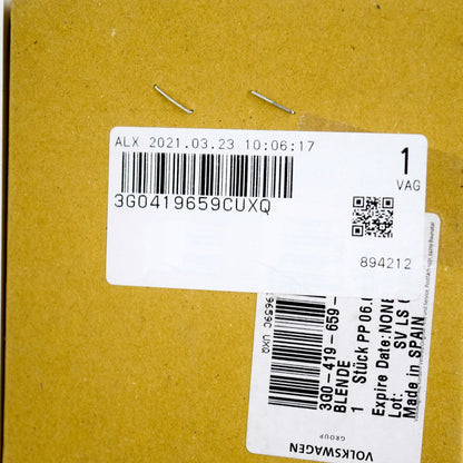 NEW VW PASSAT B8 STEERING WHEEL R-LINE TRIM 3G0419659CUXQ