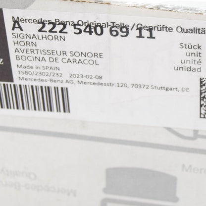 NEW MERCEDES-BENZ S-CLASS W222 LEFT SIDE HORN A2225406911 ORIGINAL