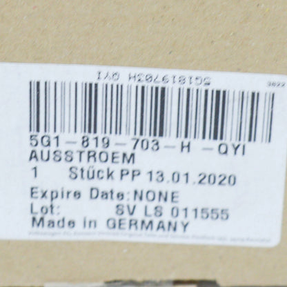 NEW VW GOLF MK7 FRONT DASH AIR VENT LEFT LHD 5G1819703HQYI