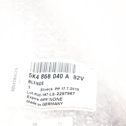 NEW VOLKSWAGEN GOLF MK6 FRONT RIGHT DOOR PULL HANDLE TRIM 5K4868040A82V ORIGINAL