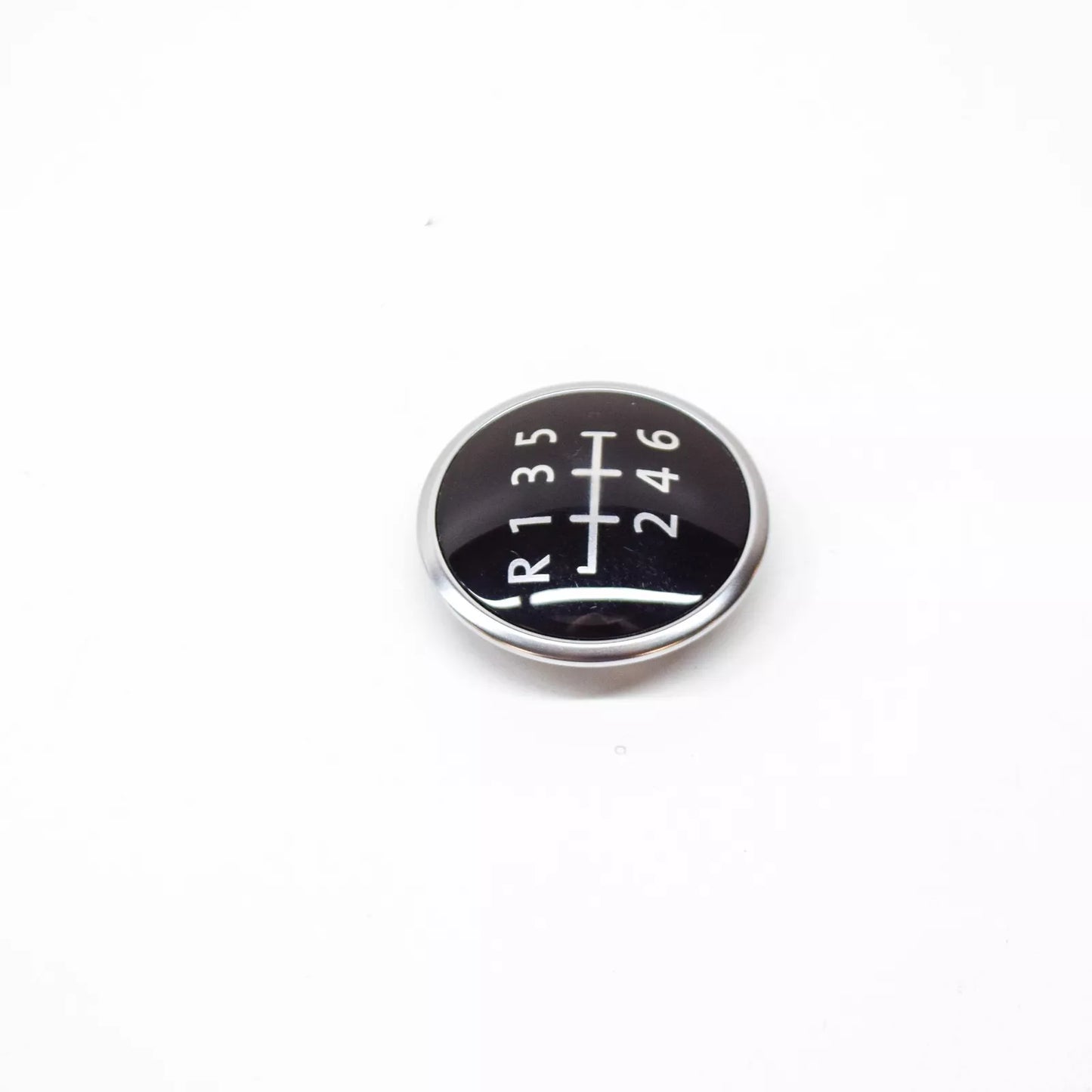NEW VW TRANSPORTER T5 6 SPEED GEAR SHIFT KNOB BADGE 7E0711144AHB5 ORIGINAL