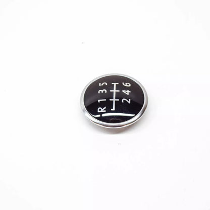 NEW VW TRANSPORTER T5 6 SPEED GEAR SHIFT KNOB BADGE 7E0711144AHB5 ORIGINAL