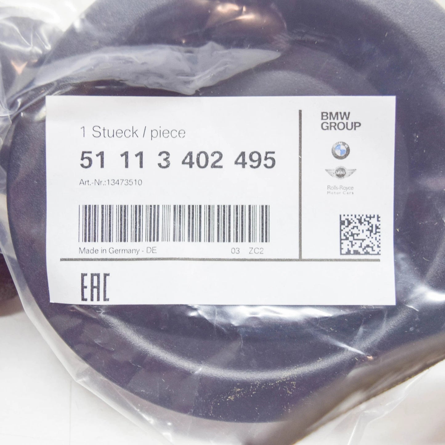 NEW BMW X3 E83 FRONT BUMPER FOG LIGHT COVER LEFT 51113402495 3402495 ORIGINAL