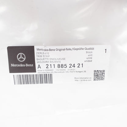 NEW MERCEDES-BENZ E-CLASS W211 FRONT RIGHT BUMPER MOLDING A2118852421 ORIGINAL