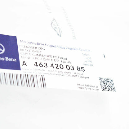 NEW MERCEDES-BENZ G W463 LEFT BRAKE CABLE RHD A4634200385