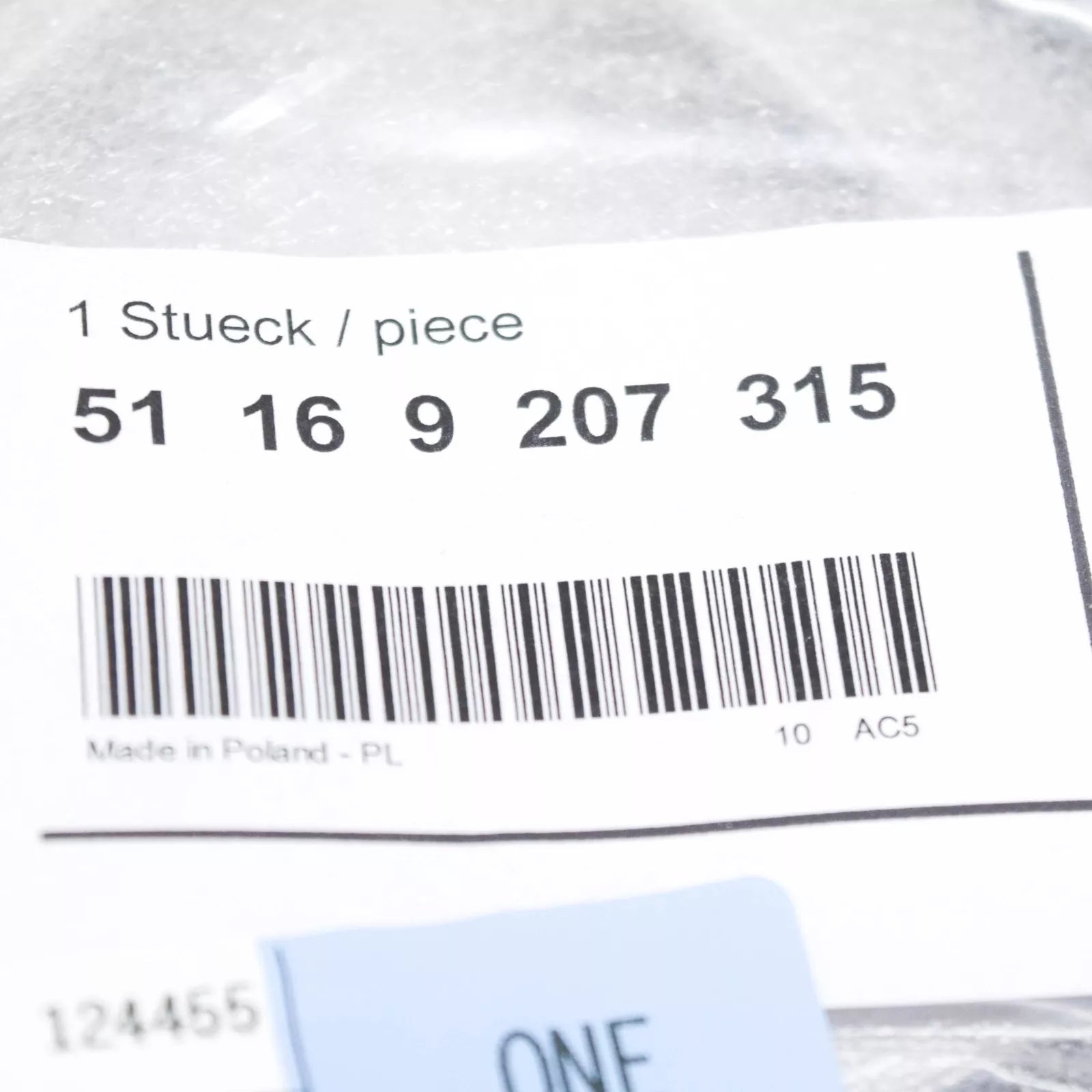 NEW BMW 1 F20 GEAR SHIFT SURROUND COVER TRIM 51169207315 9207315 2015 ORIGINAL