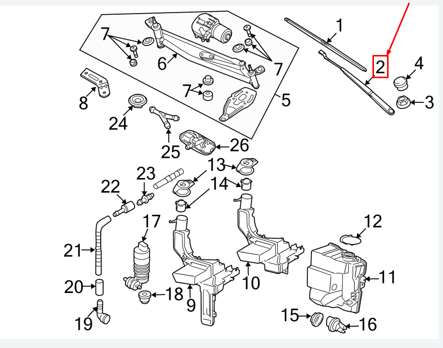 NEW VW PASSAT B6 3C FRONT RIGHT WINDSHIELD WIPER ARM LHD 3C1955410B ORIGINAL