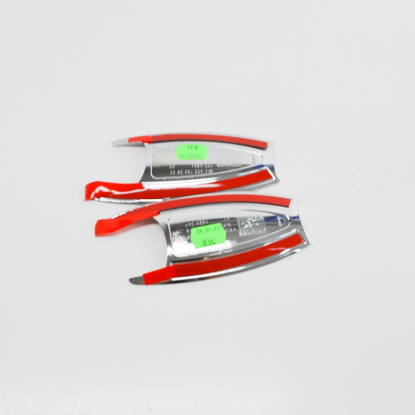 NEW MB C W205 FRONT DOOR CHROME HANDLE RECESS PARTS KIT A2057604200 ORIGINAL