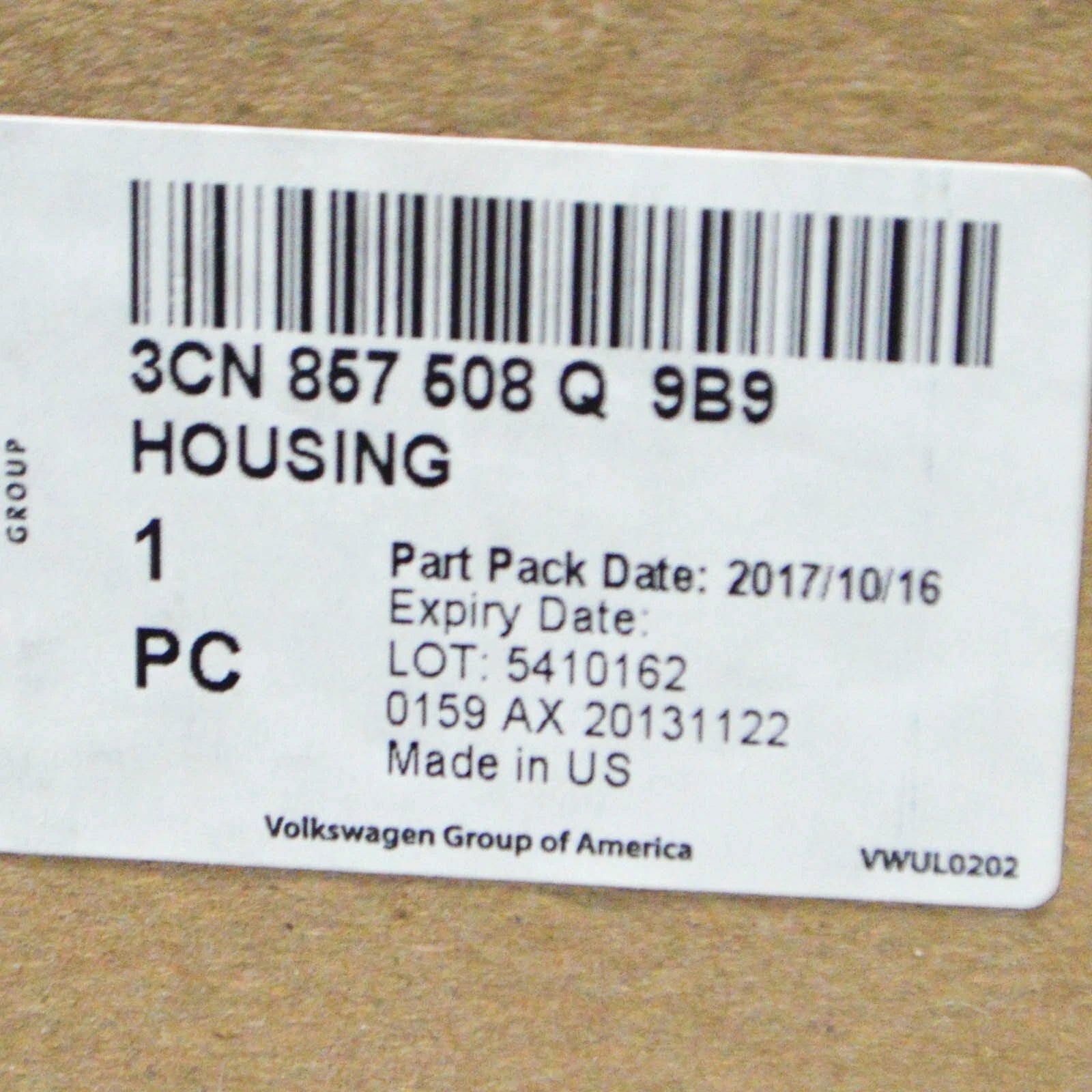 NEW VOLKSWAGEN ATLAS FRONT RIGHT DOOR MIRROR LHD 3CN857508Q9B9 ORIGINAL