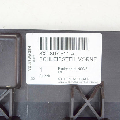 new audi a1 8x front bumper underbody closing element 8x0807611a original