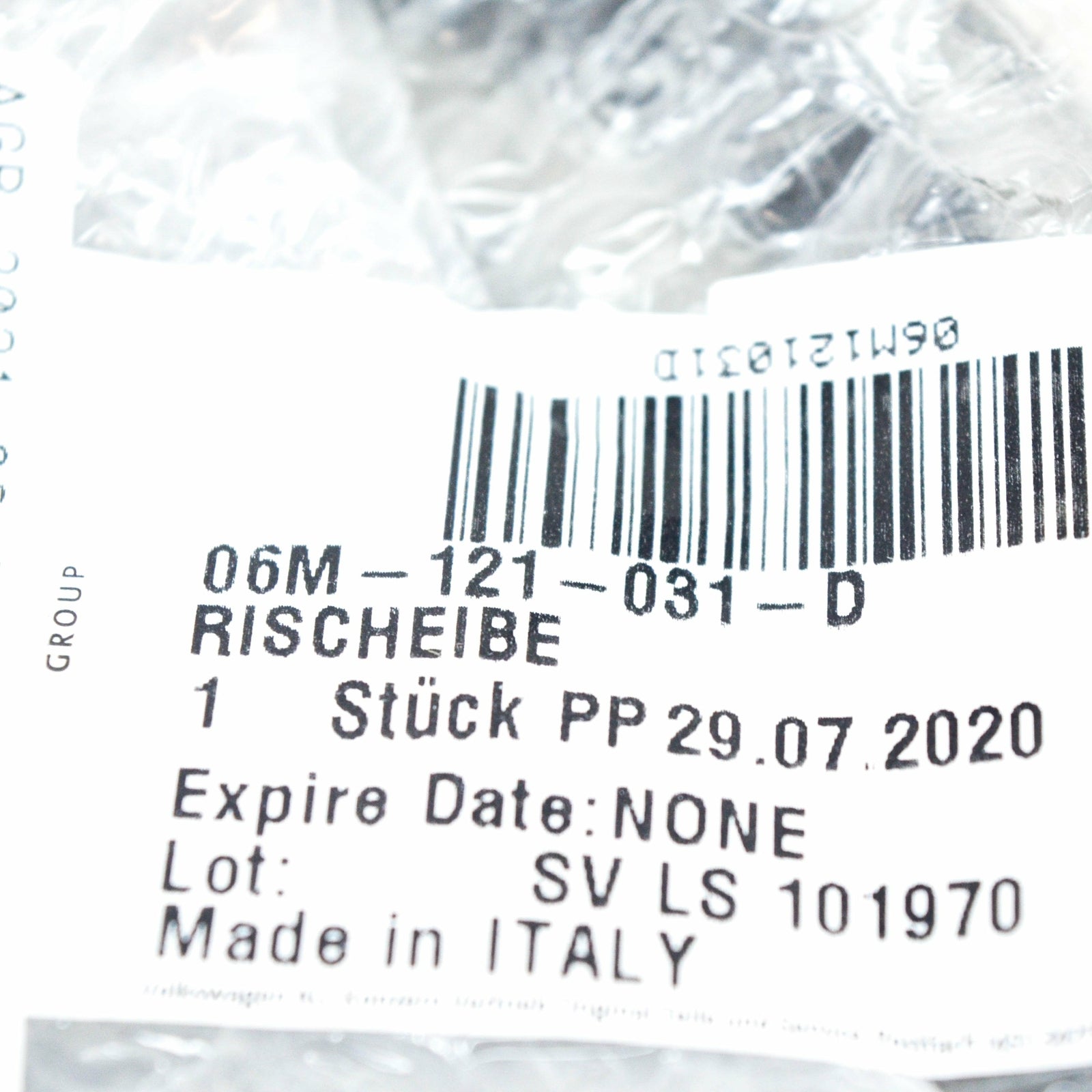 NEW AUDI Q7 4M ENGINE WATER PUMP PULLEY 06M121031D ORIGINAL