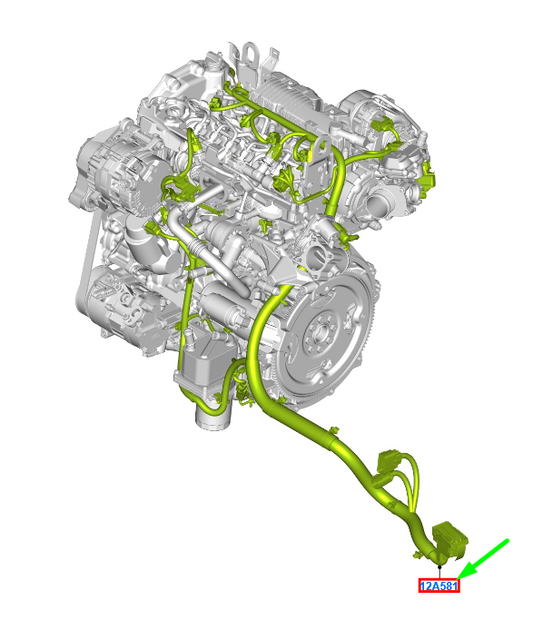 new ford kuga mk3 engine wire assy 2636988 original