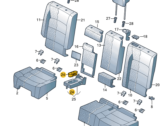 new volkswagen tiguan ad1 cup holder 510885995a82v original