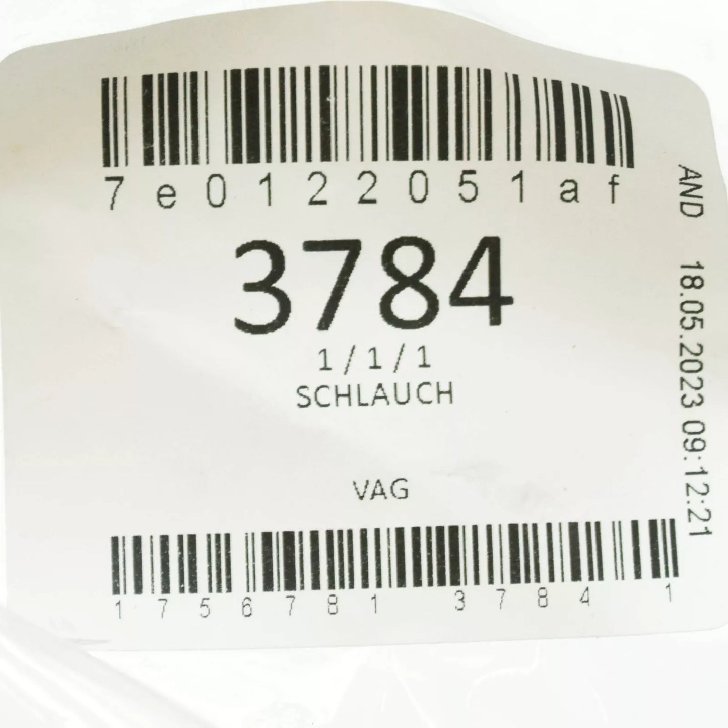 NEW VOLKSWAGEN MULTIVAN T7 STM STN RETURN COOLANT PIPE 7E0122051AF ORIGINAL