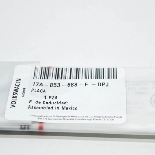 NEW VW JETTA MK7 A7 FRONT WING LEFT MANUFACTURER BADGE 17A853688FDPJ