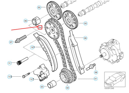 NEW BMW 3 E46 CAMSHAFT SPROCKET 11317787278 7787278 ORIGINAL