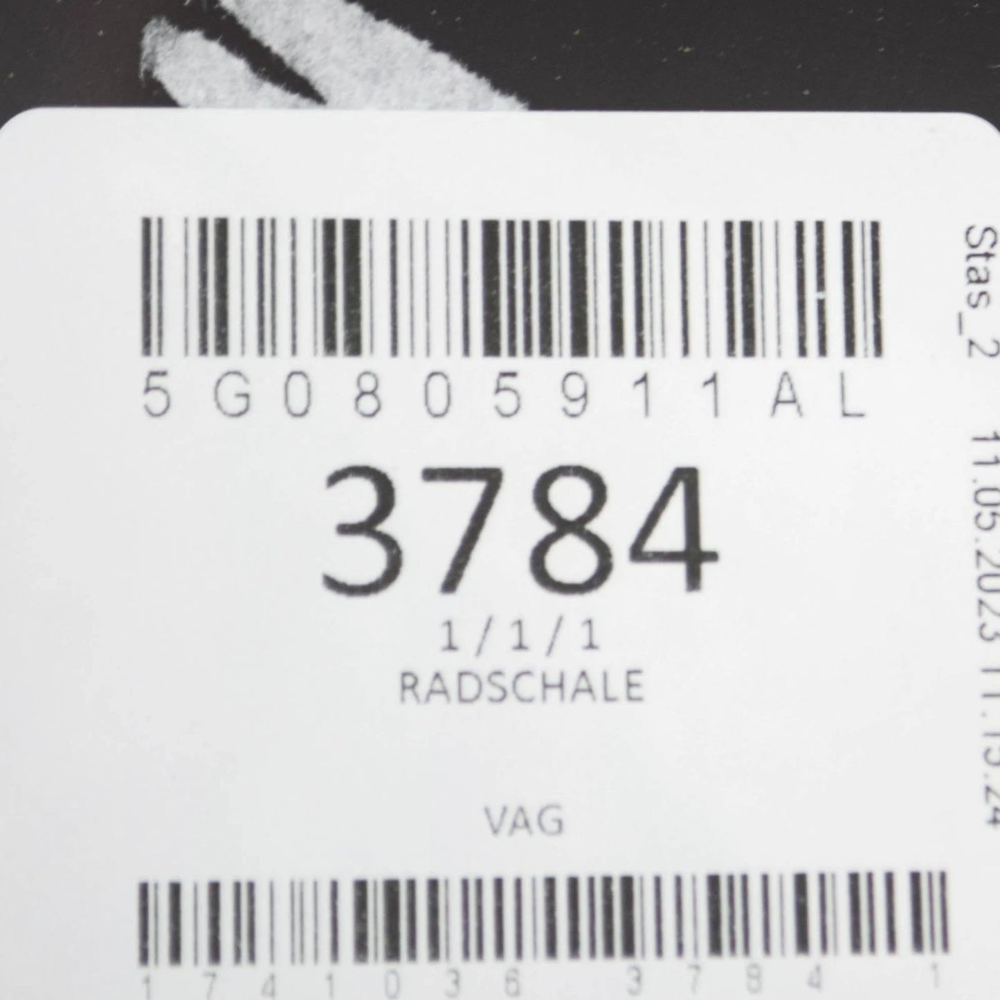 NEW VW GOLF MK7 FRONT LEFT WHEEL HOUSING LINER 5G0805911AL ORIGINAL