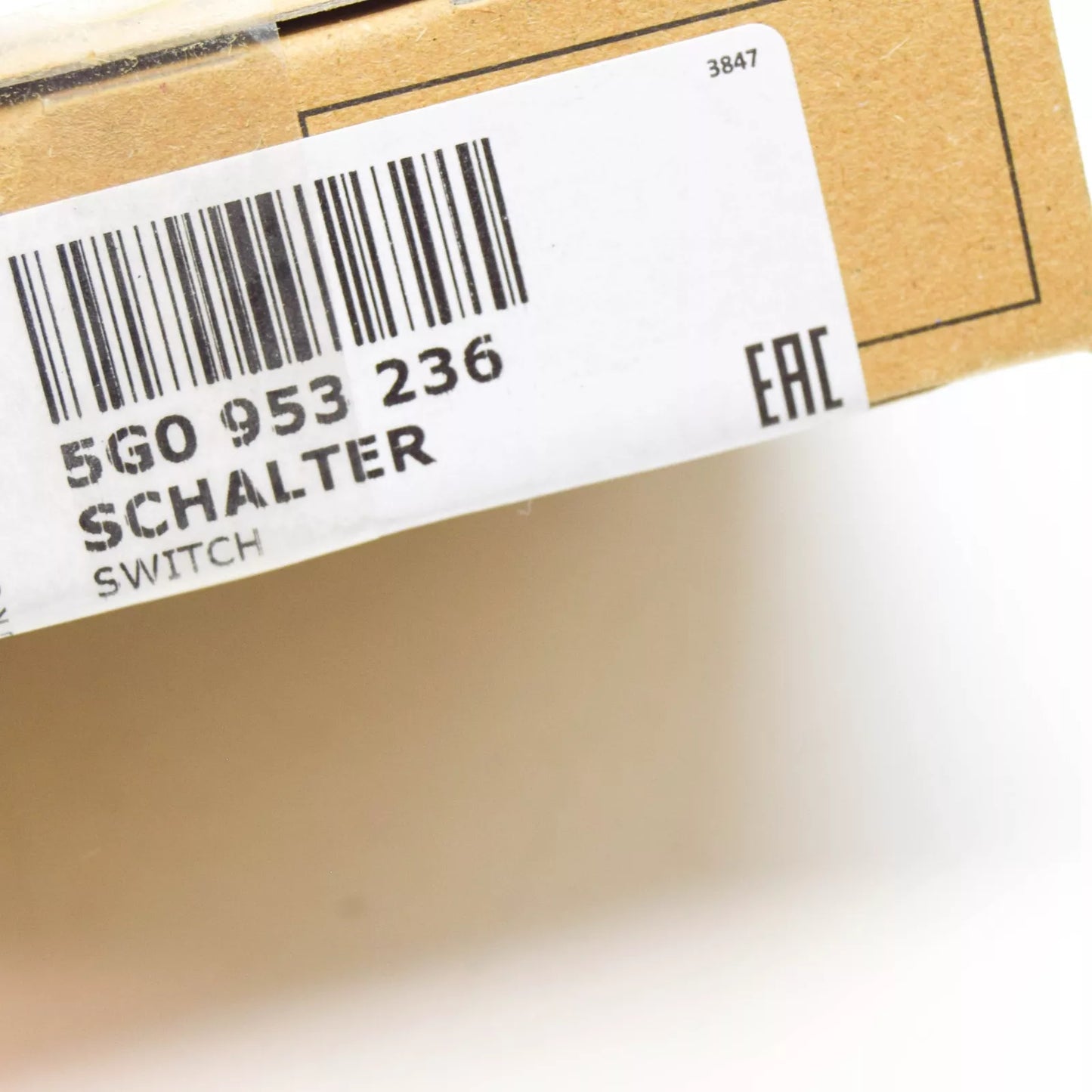 NEW VOLKSWAGEN GOLF 5G MK7 FRONT HOOD CONTACT SWITCH 5G0953236 ORIGINAL