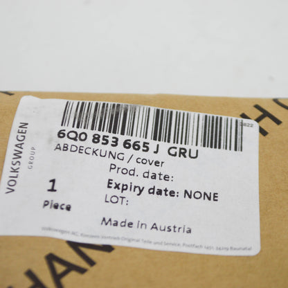 new vw polo 9n rear left jack cover 6q0853665jgru original