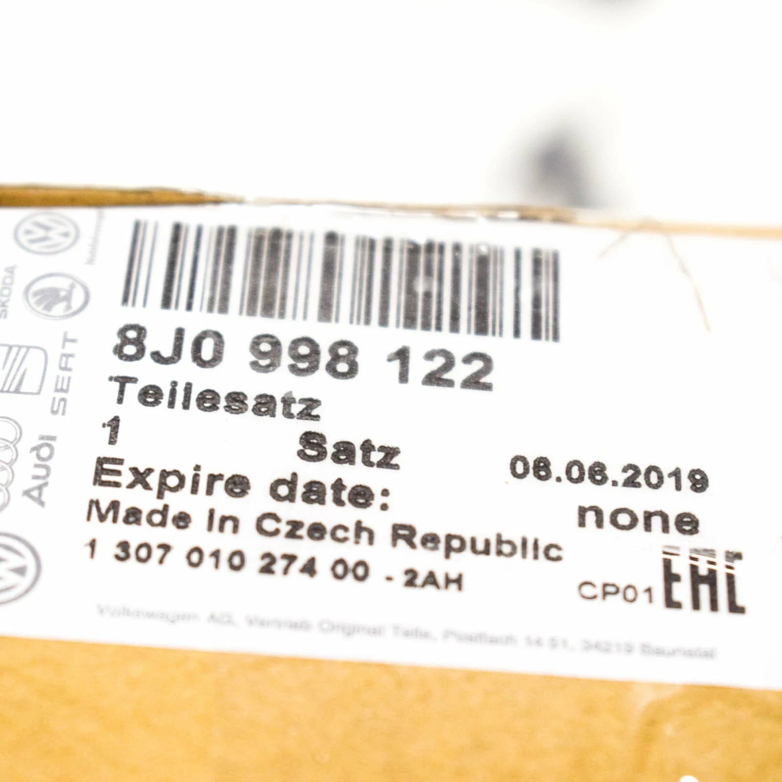 NEW AUDI TT 8J RIGHT HEADLIGHT TAB REPAIR BRACKET KIT 8J0998122