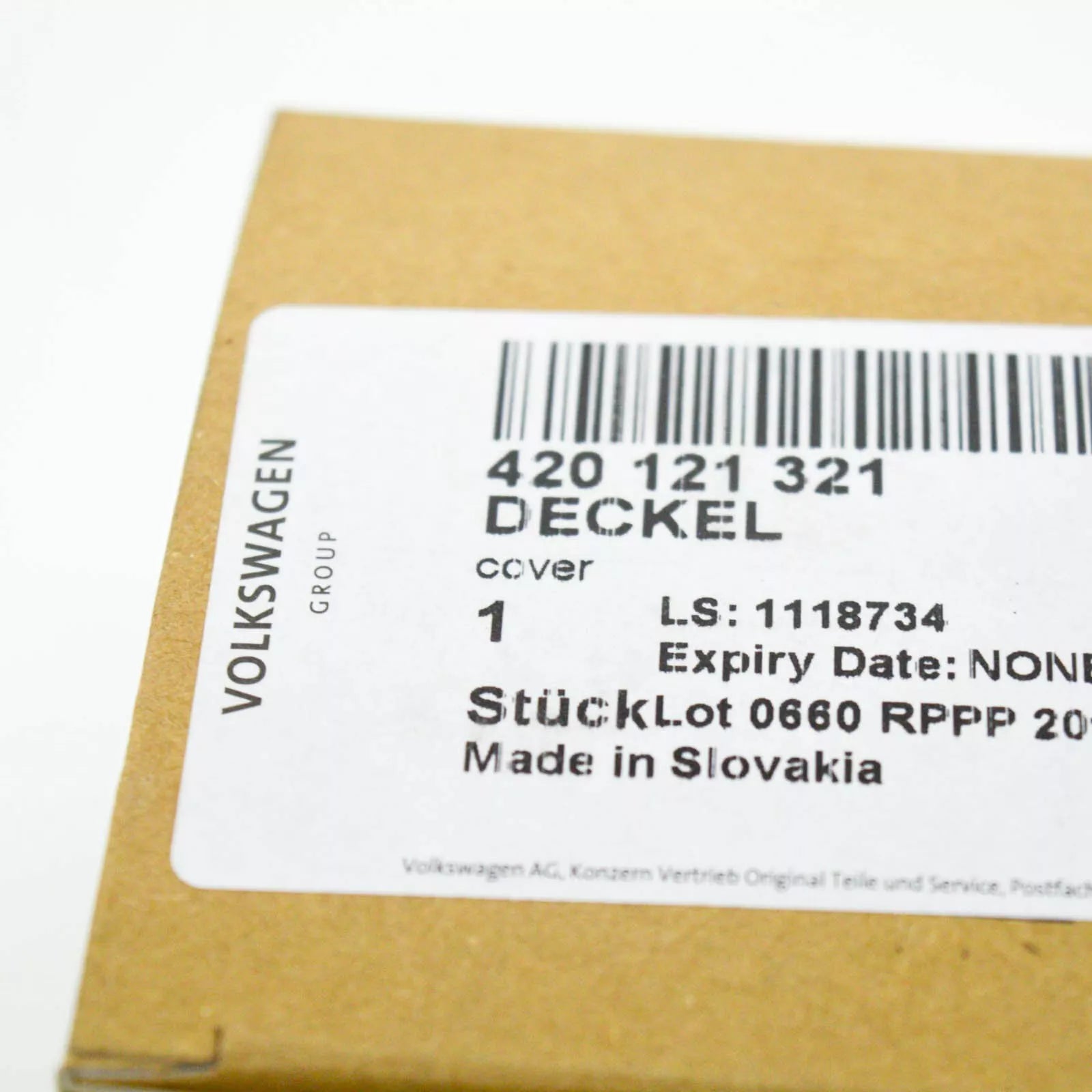 NEW AUDI R8 COOLANT TANK CAP 420121321