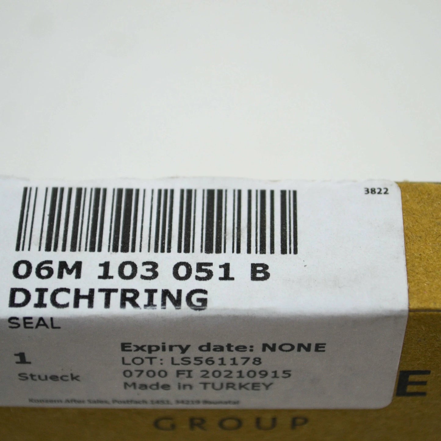 NEW AUDI Q5 FY 80A ENGINE CRANKSHAFT FRONT SEAL 06M103051B