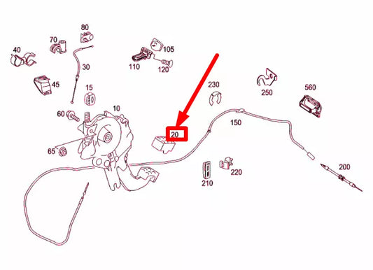 NEW MERCEDES-BENZ ML W164 PARKING BRAKE PEDAL PAD A1644270182