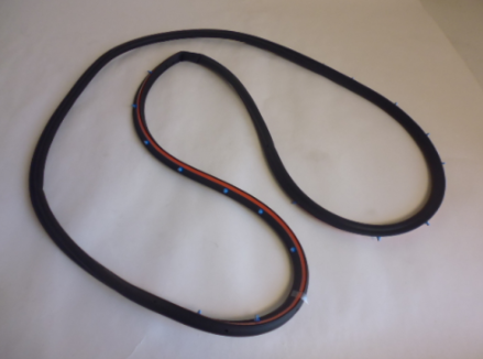 new ford galaxy mk2 rear right door weatherstrip 1491683 original