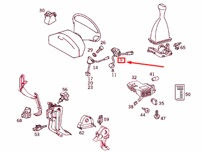 new mercedes-benz e w210 turn indicator switch a210540014427 original