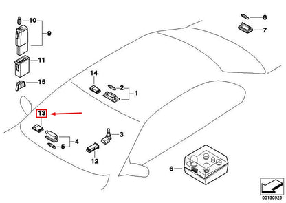 NEW BMW 1 CONVERTIBLE E88 SOCKET HOUSING REPAIR KIT 61132359994 ORIGINAL