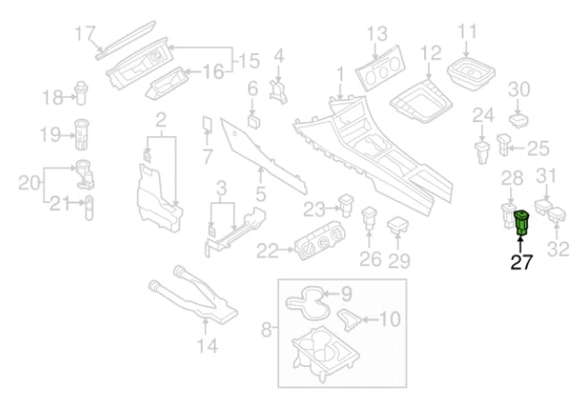 NEW VOLKSWAGEN PASSAT B6 REAR WINDOW CURTAIN SWITCH BUTTON 3C0959563AREH