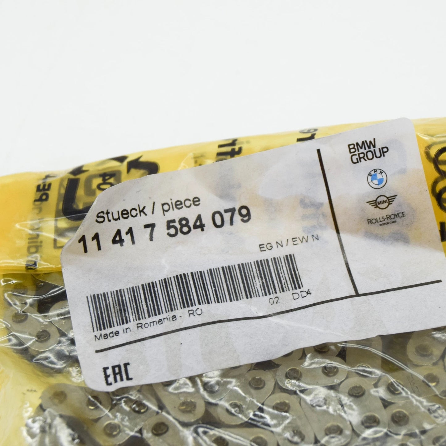 NEW BMW 3 E90 OIL PUMP CHAIN 11417584079 ORIGINAL