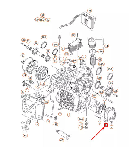 NEW AUDI A3 8V OIL PUMP COVER 02E315141C ORIGINAL