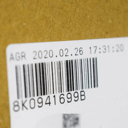 NEW AUDI A4 B8 FRONT LEFT MIRROR GLASS W/PLATE 8K0857535D ORIGINAL