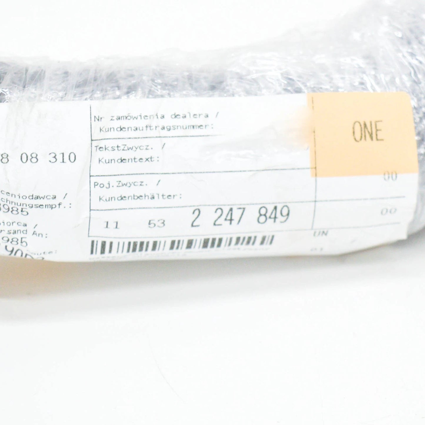 NEW BMW 3 E46 COOLING SYSTEM WATER HOSE 11532247849 2247849 2004 ORIGINAL