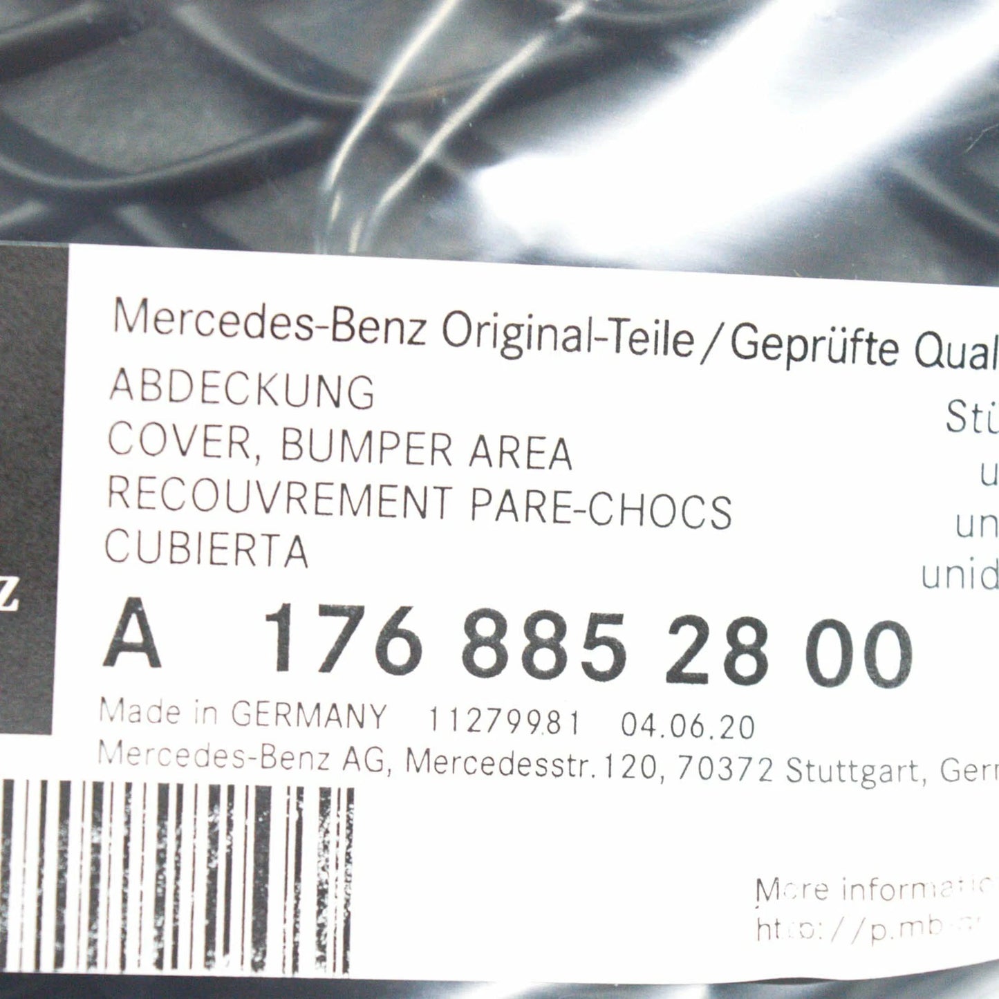 NEW MERCEDES-BENZ A-CLASS W176 FRONT BUMPER RIGHT GRILLE A1768852800