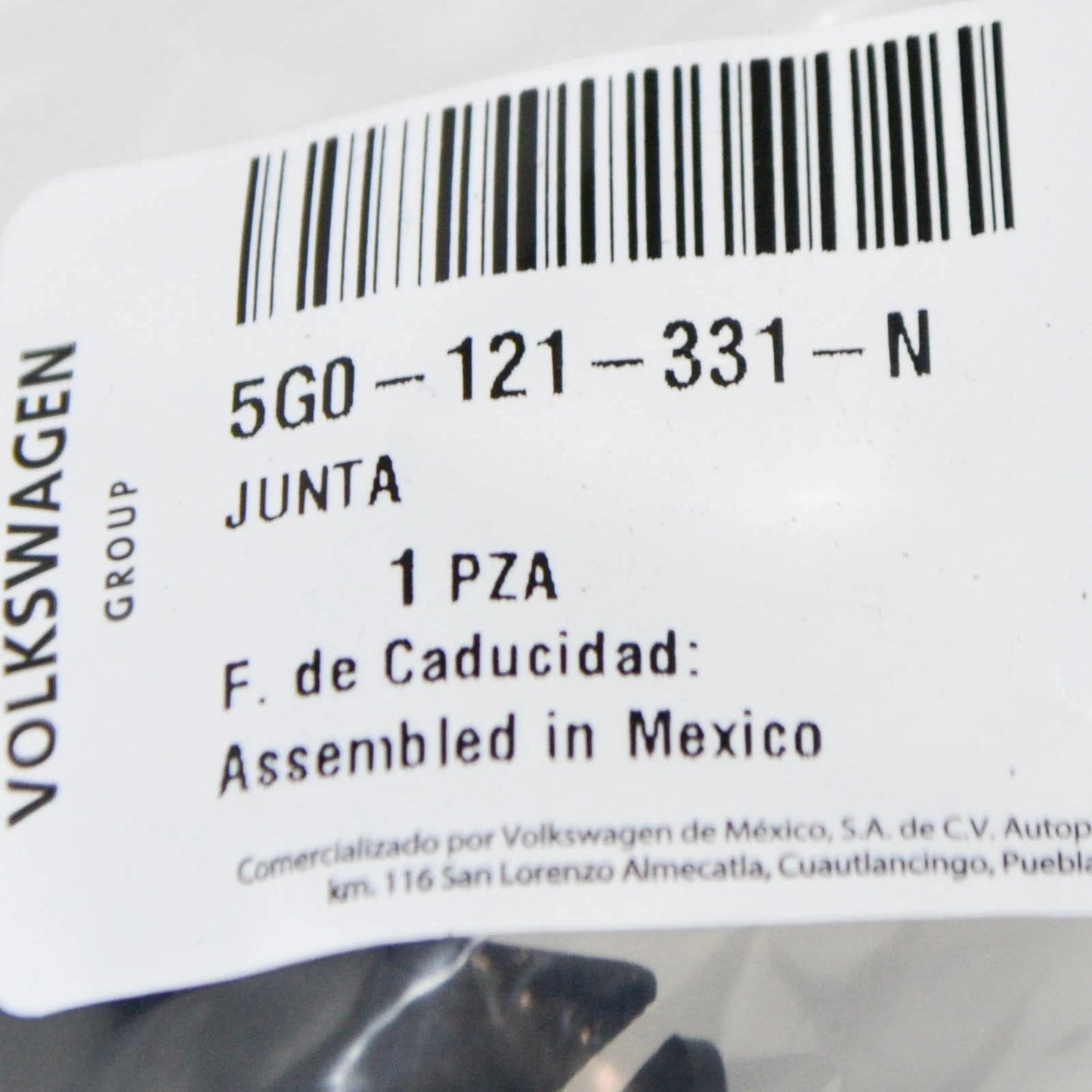 NEW VW TIGUAN AD ALLSPACE FRONT LEFR RADIATOR SEALING STRIP 5G0121331N ORIGINAL