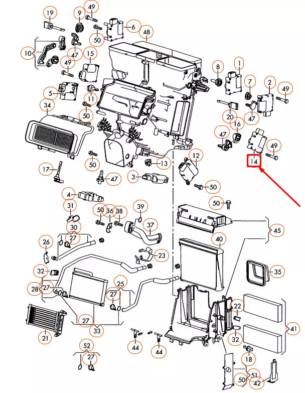 NEW AUDI A6 4F C6 CENTRE RIGHT HEATER CONTROL SERVOMOTOR 4F0820511B ORIGINAL