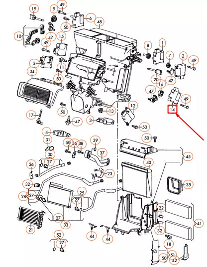 NEW AUDI A6 4F C6 CENTRE RIGHT HEATER CONTROL SERVOMOTOR 4F0820511B ORIGINAL