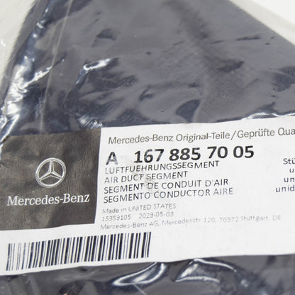 NEW MB GLE W167 FRONT BUMPER RIGHT LOWER AIR DUCT SEGMENT A1678857005 ORIGINAL