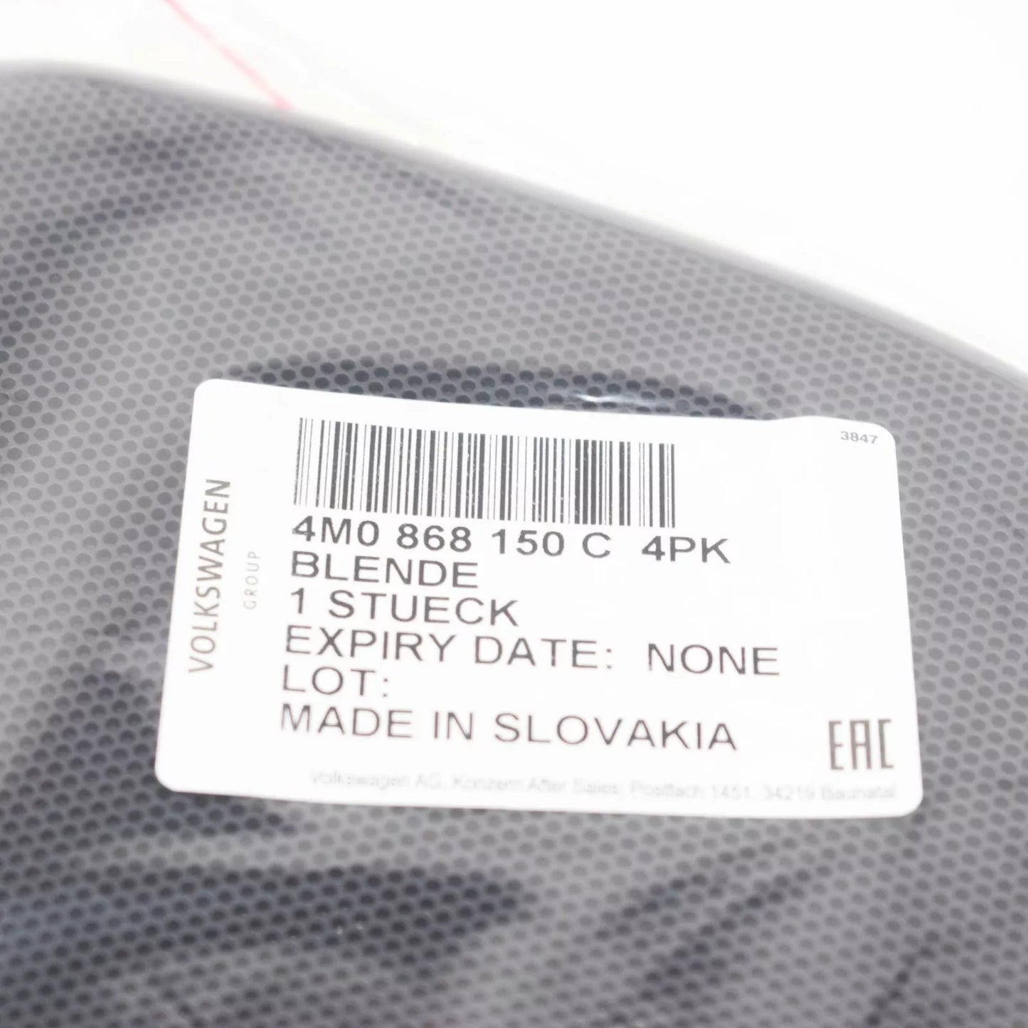 NEW AUDI Q7 4M RIGHT SPEAKER GRILLE COVER TRIM 4M0868150C4PK