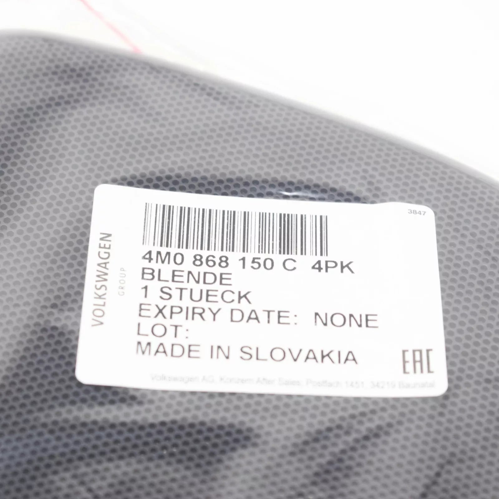 NEW AUDI Q7 4M RIGHT SPEAKER GRILLE COVER TRIM 4M0868150C4PK