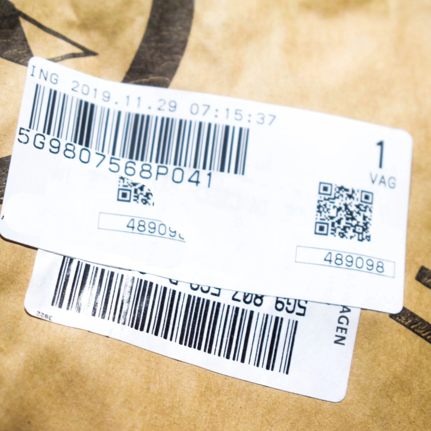 NEW VOLKSWAGEN GOLF MK7 REAR R BUMPER DIFFUSER 5G9807568P041 ORIGINAL