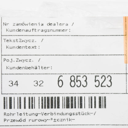 new bmw 1 e81 hard brake line 34326853523 6853523 original