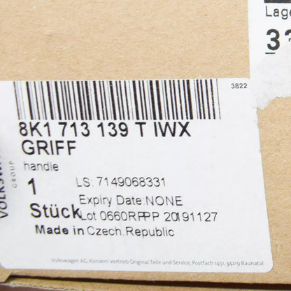 NEW AUDI A4 B8 SELECTOR LEVER HANDLE LHD 8K1713139TIWX ORIGINAL